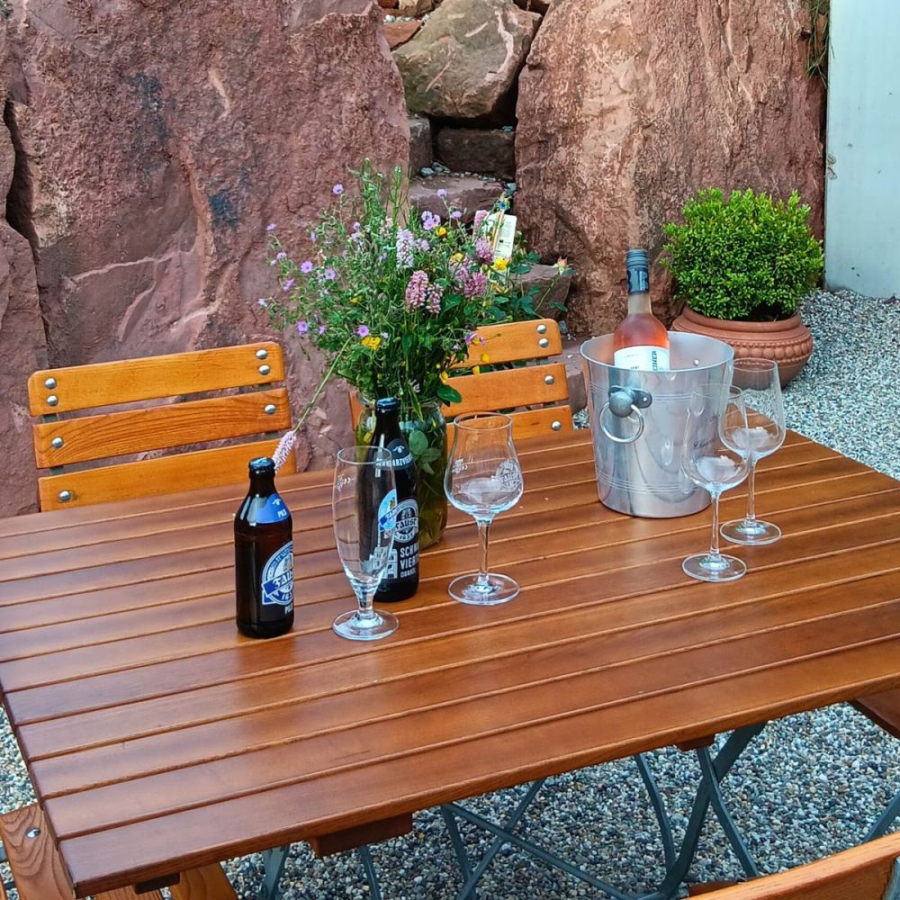 Biergarten vom Kännele in Mudau-Schloßau