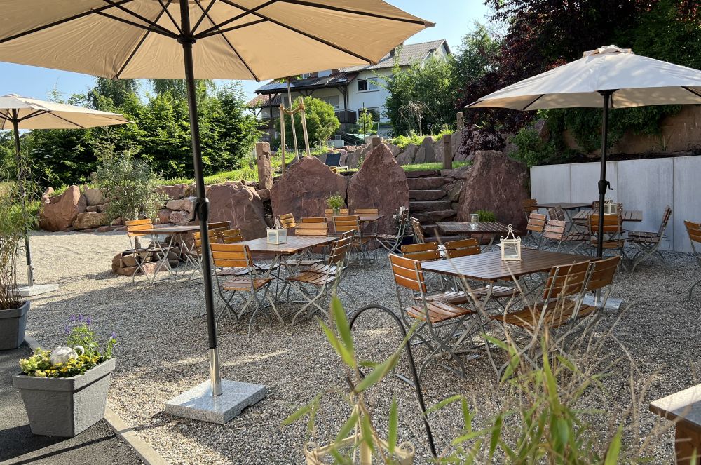 Biergarten vom Kännele in Mudau-Schloßau